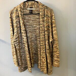 Requirements Women's Bobeau Open Front Lightweight Sweater Size XL Multicolor🙂